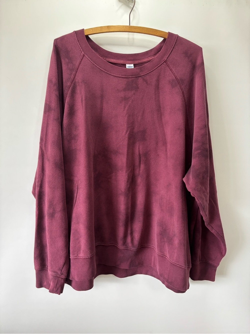 Old Navy Washed Plum Crewneck Sweatshirt - Women